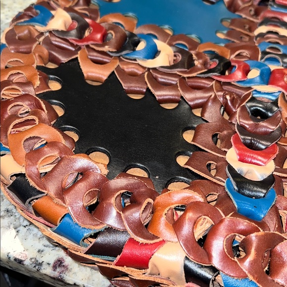 Patricia Nash Pisticci Chainlink Leather Turquoise Multi - Picture 6 of 10